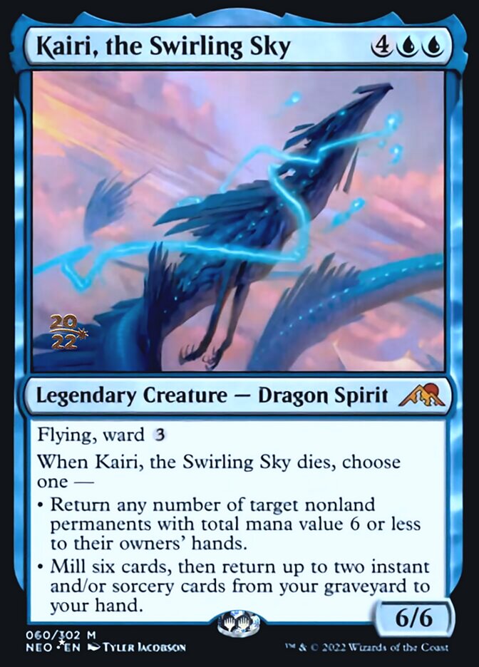 Kairi, the Swirling Sky [Kamigawa: Neon Dynasty Prerelease Promos] | Tables and Towers