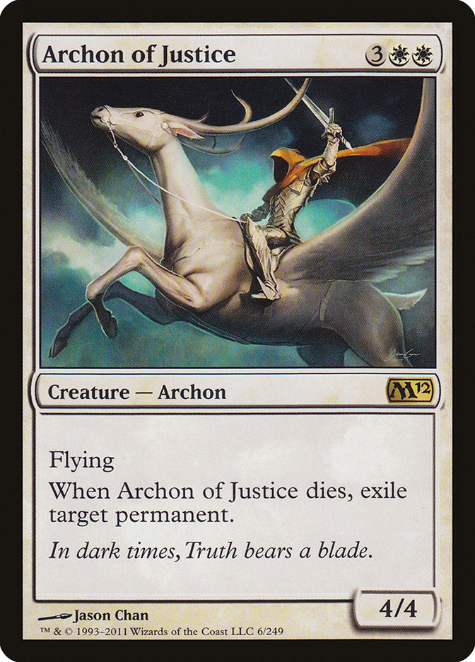 Archon of Justice [Magic 2012] | Tables and Towers