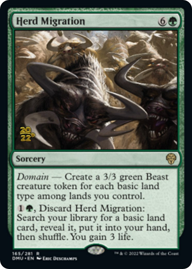 Herd Migration [Dominaria United Prerelease Promos] | Tables and Towers