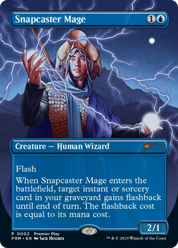 Snapcaster Mage (Borderless Alternate Art) [Regional Championship Qualifiers 2023] | Tables and Towers