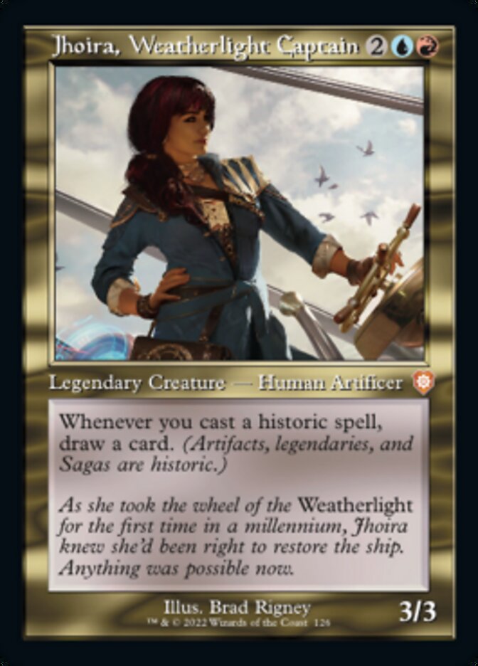 Jhoira, Weatherlight Captain (Retro) [The Brothers' War Commander] | Tables and Towers