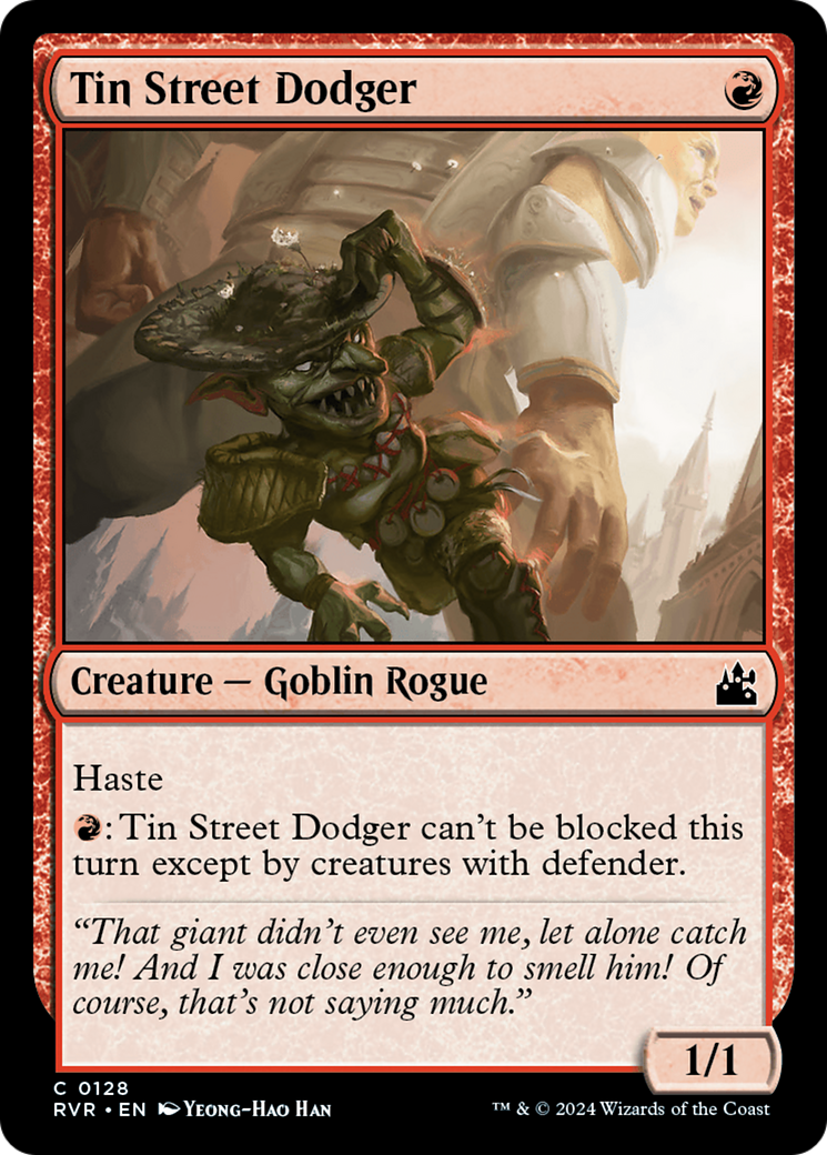 Tin Street Dodger [Ravnica Remastered] | Tables and Towers