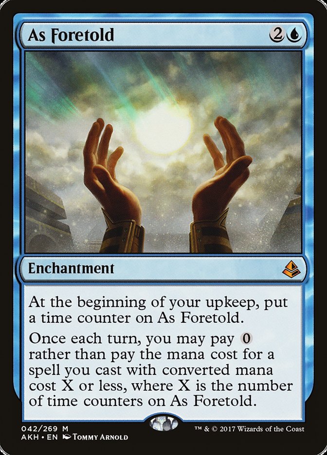 As Foretold [Amonkhet] | Tables and Towers