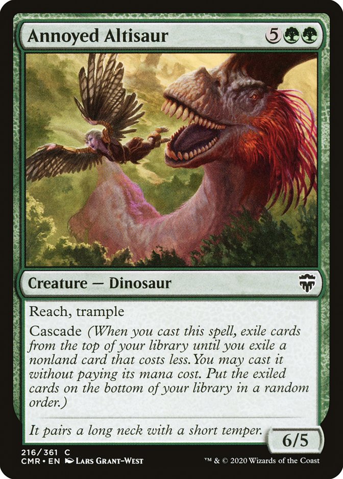 Annoyed Altisaur [Commander Legends] | Tables and Towers