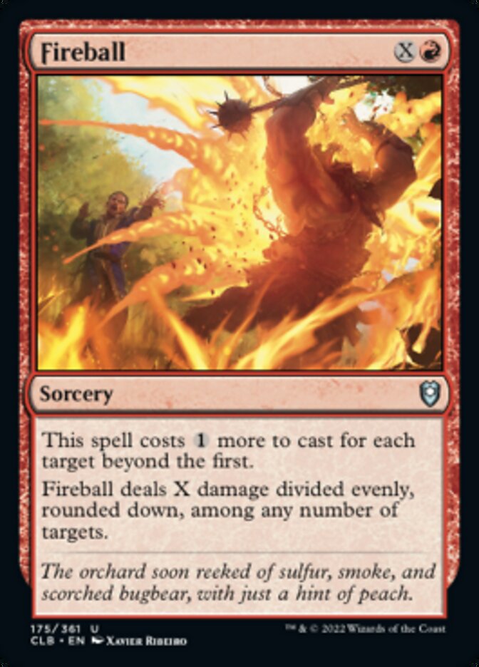 Fireball [Commander Legends: Battle for Baldur's Gate] | Tables and Towers