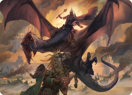 Witch-king, Bringer of Ruin Art Card [The Lord of the Rings: Tales of Middle-earth Art Series] | Tables and Towers