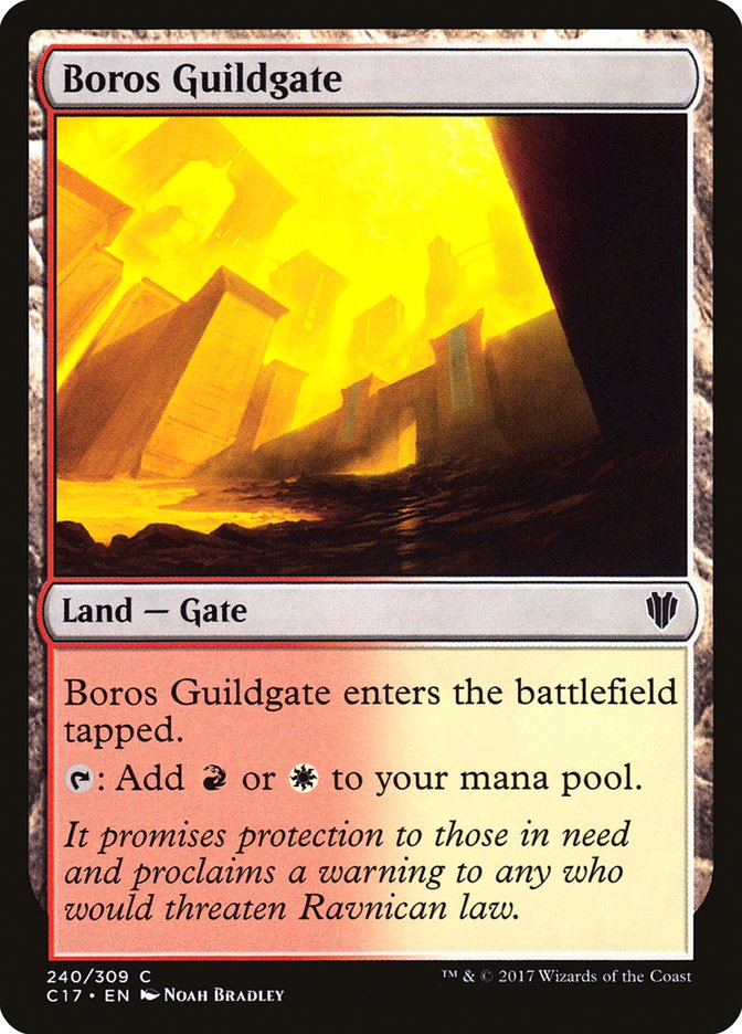 Boros Guildgate [Commander 2017] | Tables and Towers