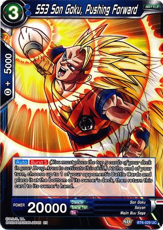 SS3 Son Goku, Pushing Forward (BT6-029) [Destroyer Kings] | Tables and Towers