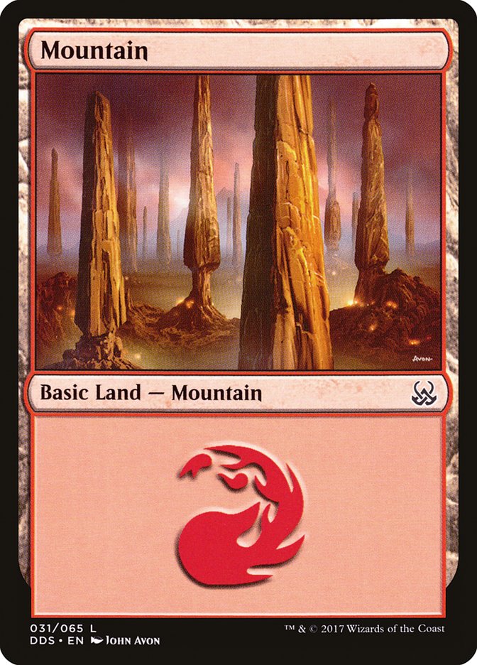 Mountain (31) [Duel Decks: Mind vs. Might] | Tables and Towers