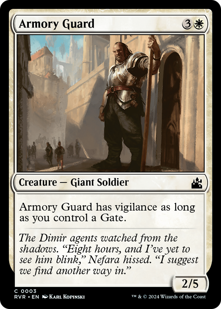 Armory Guard [Ravnica Remastered] | Tables and Towers