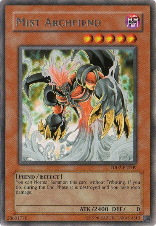 Mist Archfiend [TU02-EN009] Rare | Tables and Towers