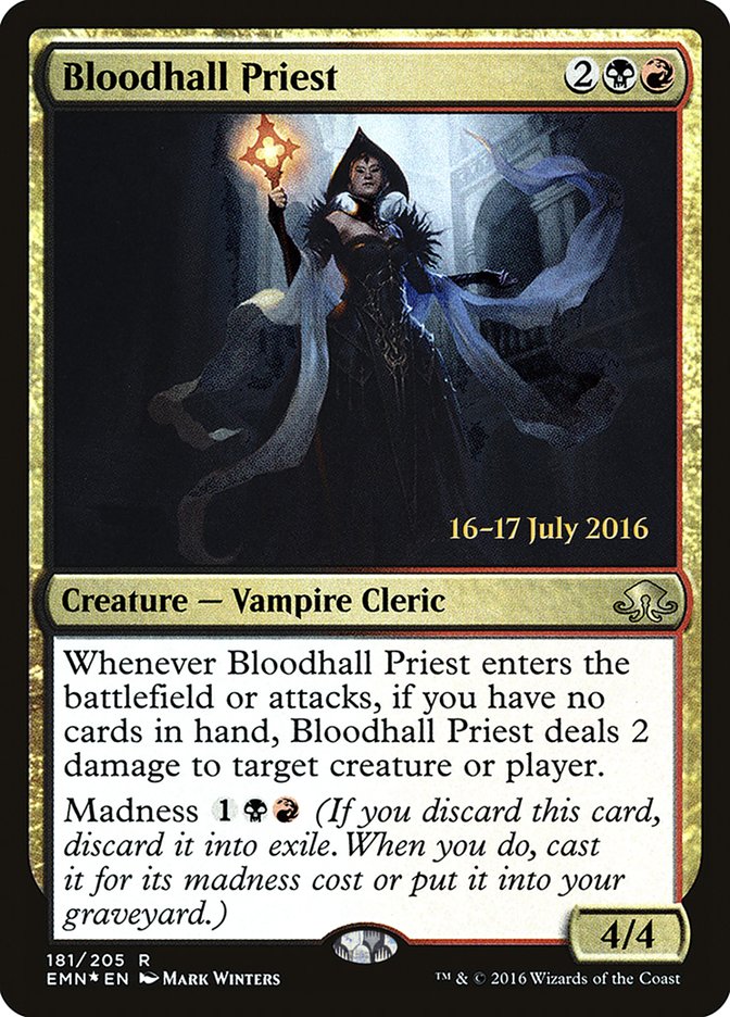 Bloodhall Priest [Eldritch Moon Prerelease Promos] | Tables and Towers