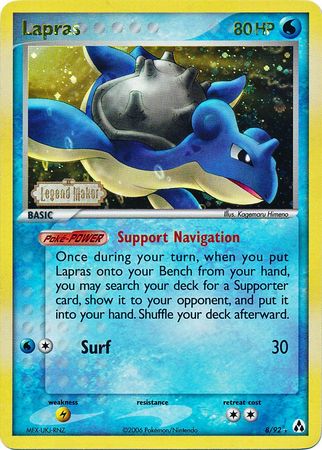 Lapras (8/92) (Stamped) [EX: Legend Maker] | Tables and Towers