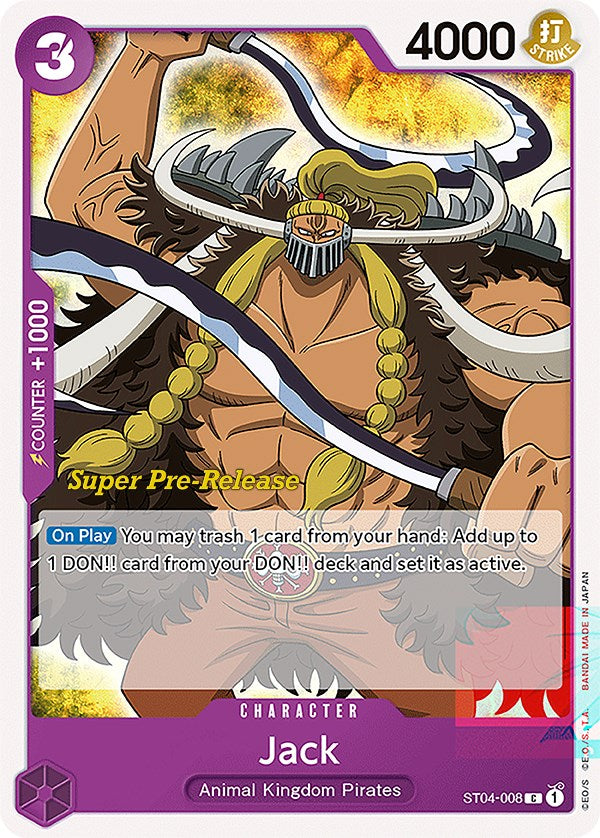 Jack [Super Pre-Release Starter Deck: Animal Kingdom Pirates] | Tables and Towers