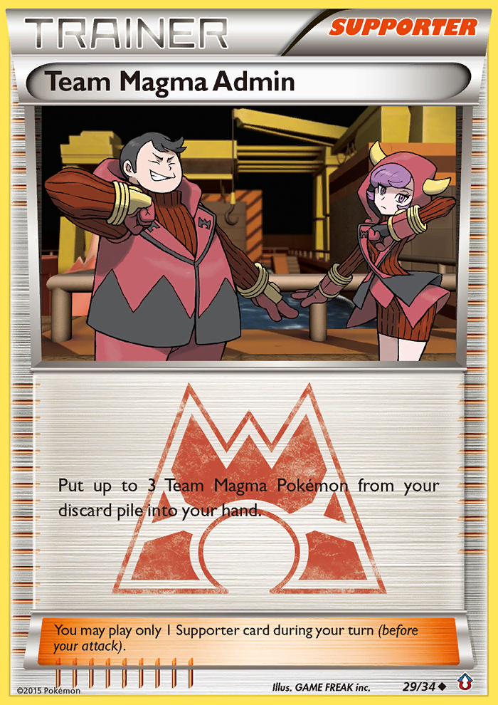 Team Magma Admin (29/34) [XY: Double Crisis] | Tables and Towers