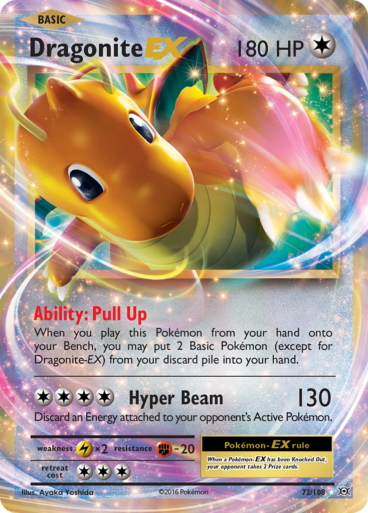 Dragonite EX (72/108) [XY: Evolutions] | Tables and Towers