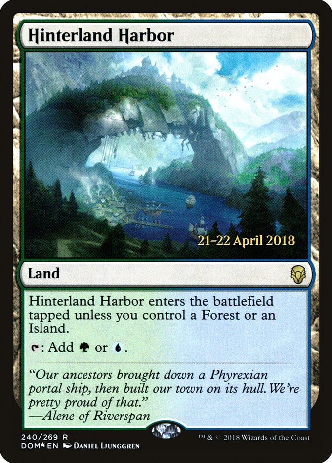 Hinterland Harbor [Dominaria Prerelease Promos] | Tables and Towers