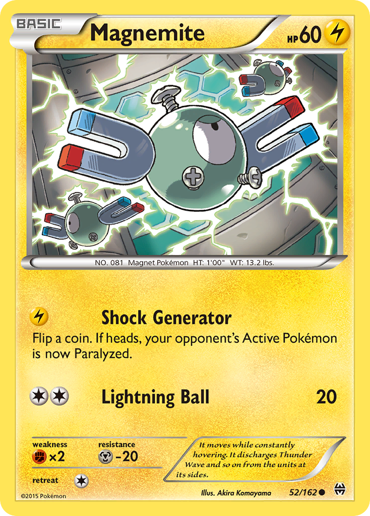 Magnemite (52/162) [XY: BREAKthrough] | Tables and Towers