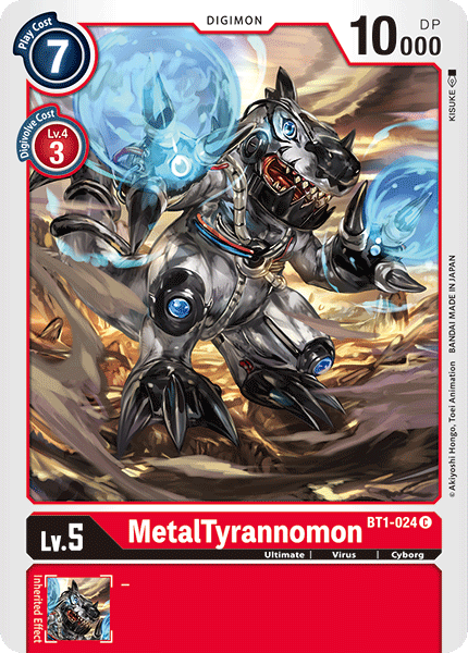 MetalTyrannomon [BT1-024] [Release Special Booster Ver.1.0] | Tables and Towers