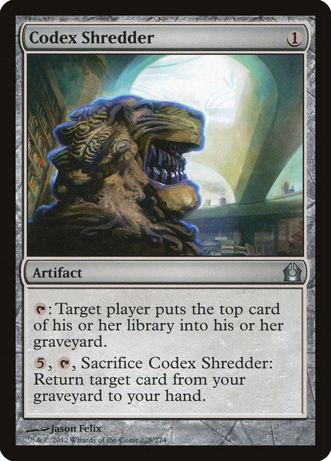 Codex Shredder [Return to Ravnica] | Tables and Towers