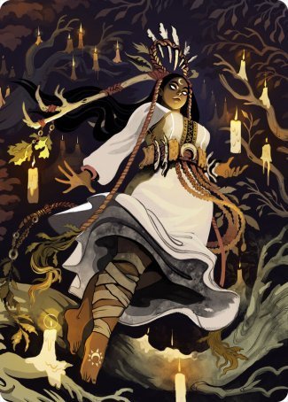 Candlegrove Witch 2 Art Card [Innistrad: Midnight Hunt Art Series] | Tables and Towers