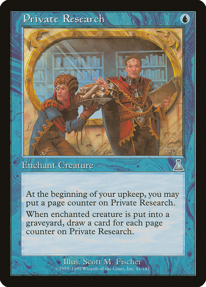 Private Research [Urza's Destiny] | Tables and Towers