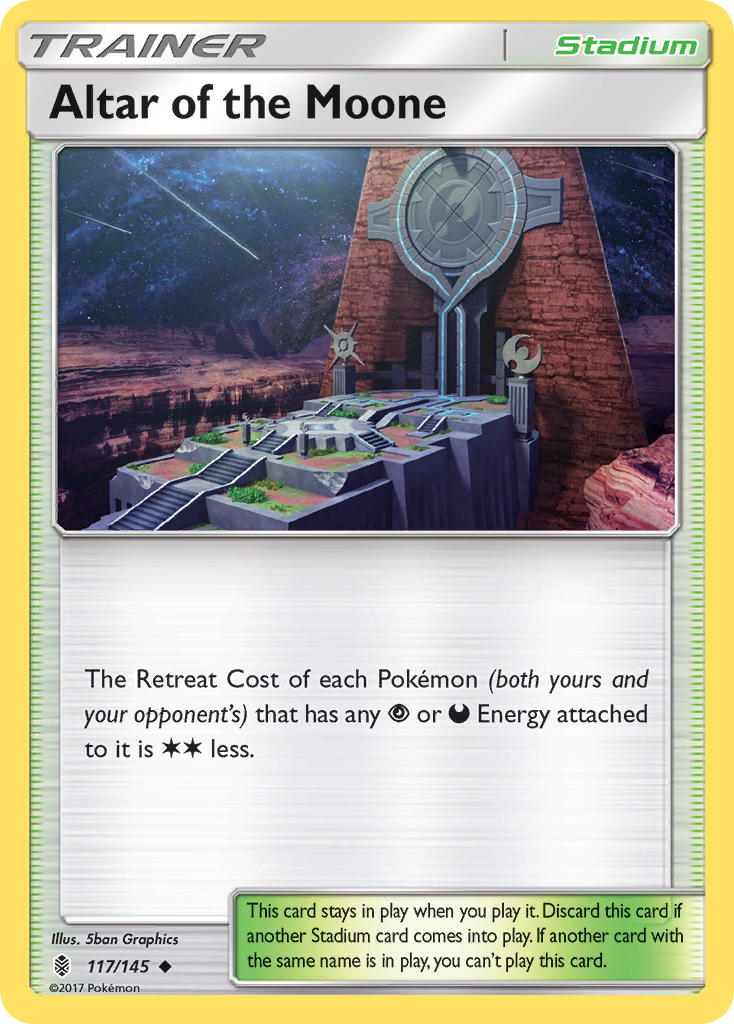 Altar of the Moone (117/145) [Sun & Moon: Guardians Rising] | Tables and Towers