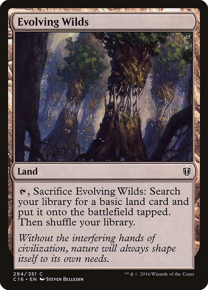 Evolving Wilds [Commander 2016] | Tables and Towers