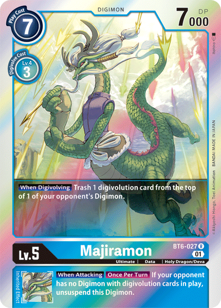 Majiramon [BT6-027] [Double Diamond] | Tables and Towers