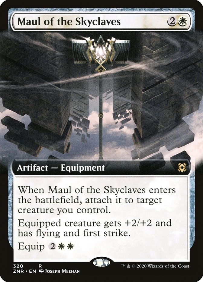 Maul of the Skyclaves (Extended Art) [Zendikar Rising] | Tables and Towers