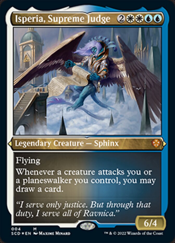 Isperia, Supreme Judge (Foil Etched) [Starter Commander Decks] | Tables and Towers