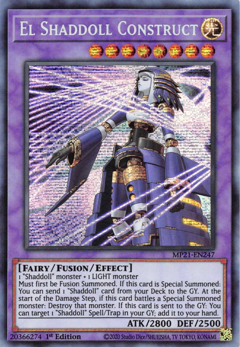 El Shaddoll Construct (Alternate Art) [MP21-EN247] Prismatic Secret Rare | Tables and Towers