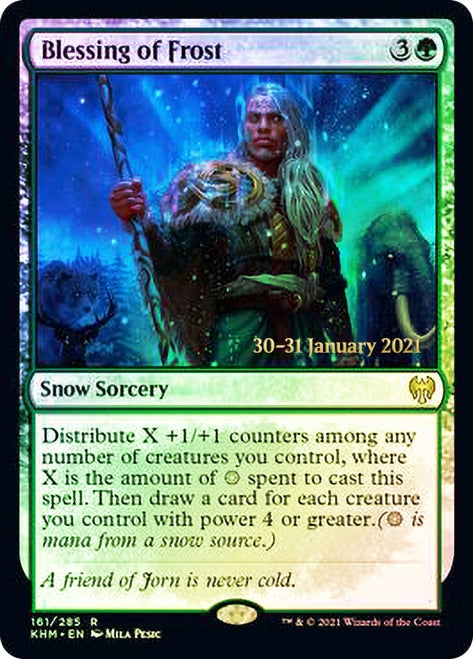 Blessing of Frost [Kaldheim Prerelease Promos] | Tables and Towers