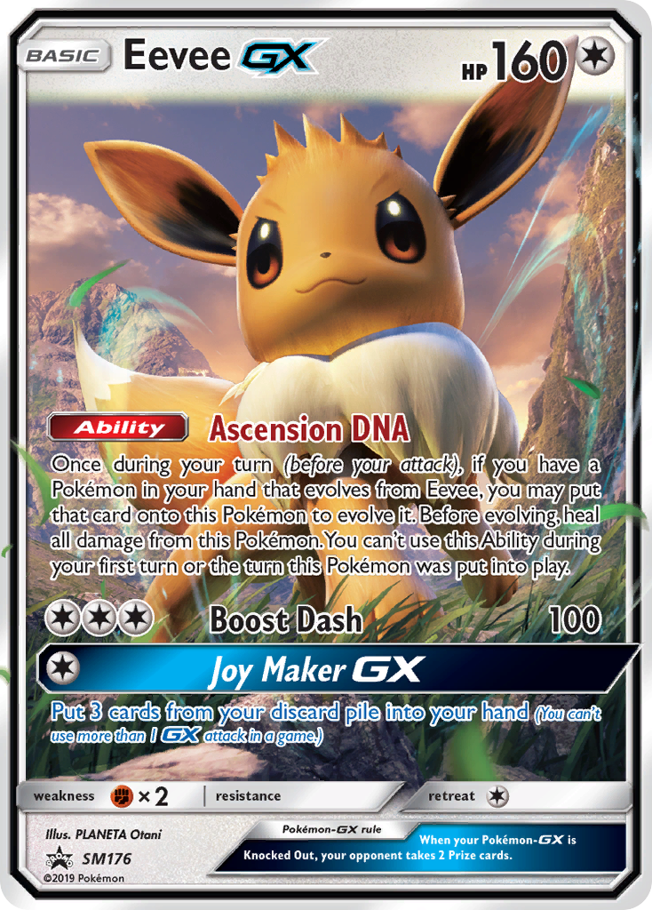 Eevee GX (SM176) (Jumbo Card) [Sun & Moon: Black Star Promos] | Tables and Towers