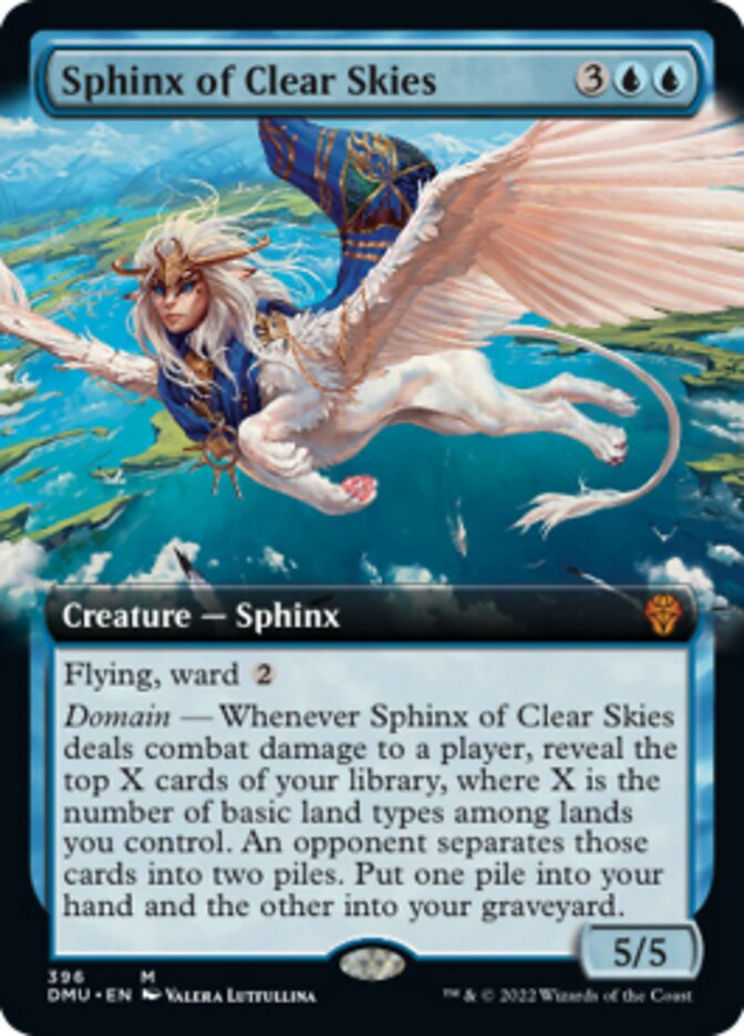 Sphinx of Clear Skies (Extended Art) [Dominaria United] | Tables and Towers