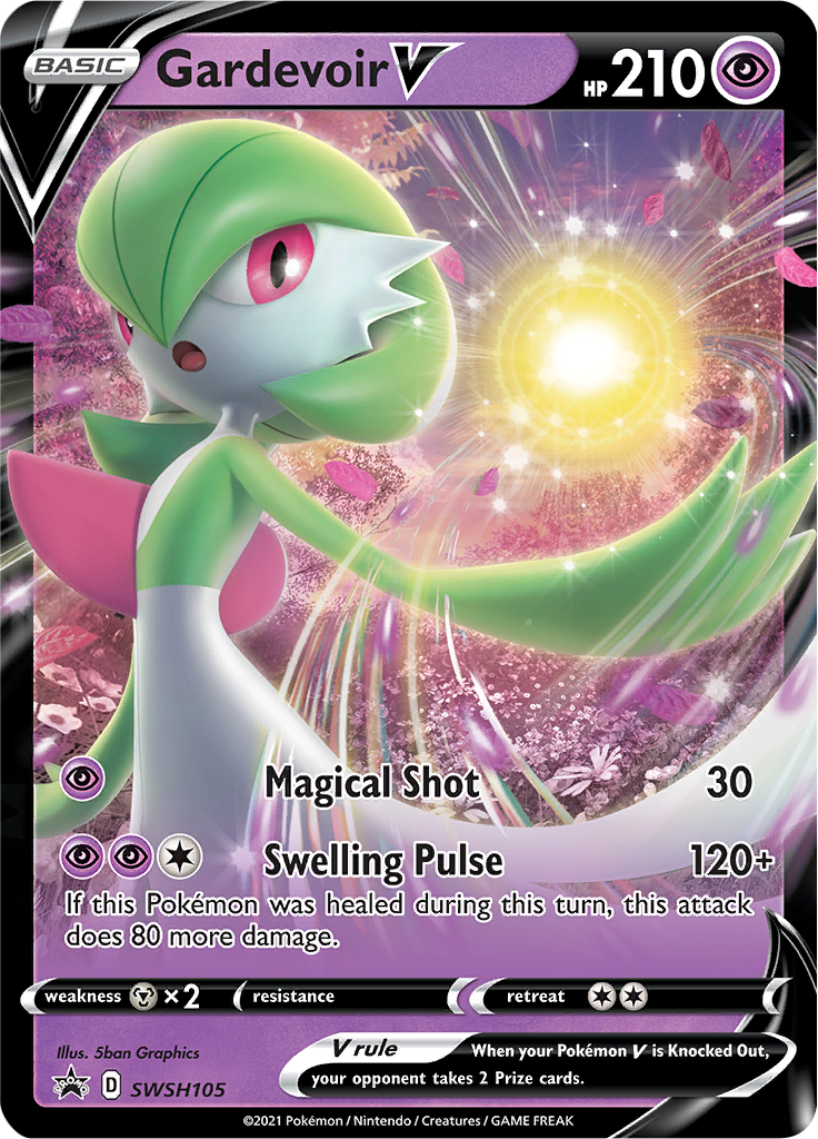 Gardevoir V (SWSH105) [Sword & Shield: Black Star Promos] | Tables and Towers