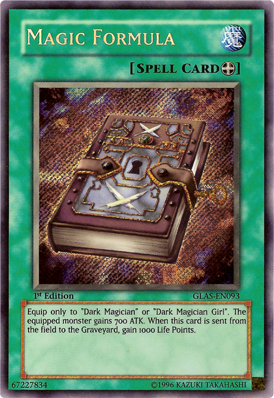 Magic Formula [GLAS-EN093] Secret Rare | Tables and Towers