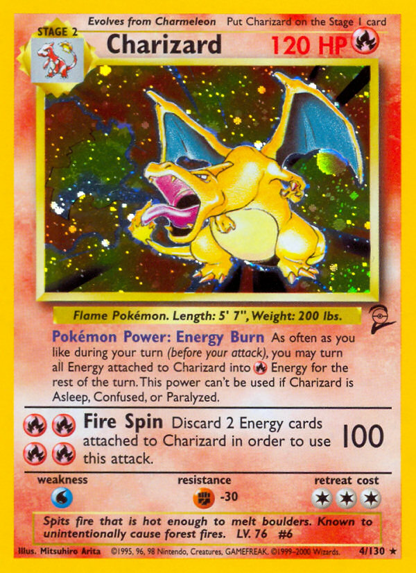 Charizard (4/130) [Base Set 2] | Tables and Towers