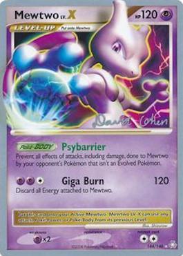 Mewtwo LV.X (144/146) (Stallgon - David Cohen) [World Championships 2009] | Tables and Towers