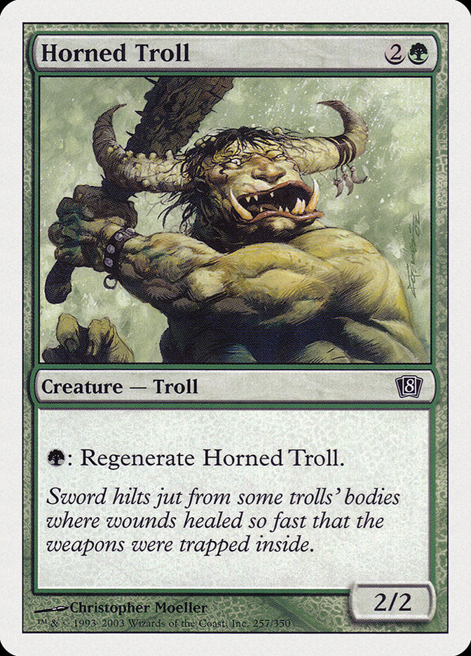 Horned Troll [Eighth Edition] | Tables and Towers