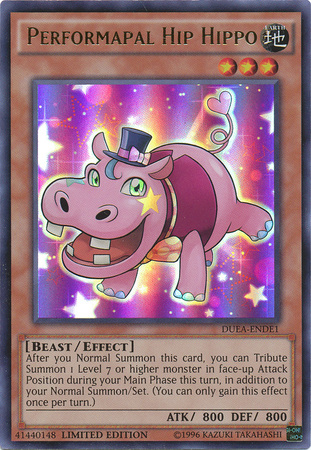 Performapal Hip Hippo [DUEA-ENDE1] Ultra Rare | Tables and Towers