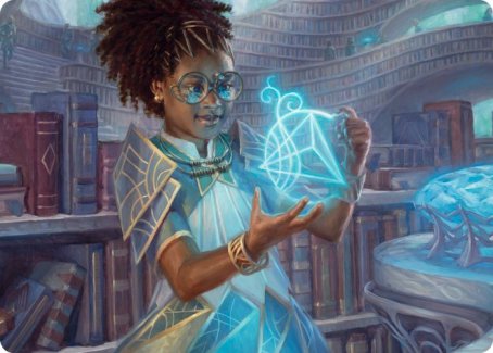 Zimone, Quandrix Prodigy Art Card [Strixhaven: School of Mages Art Series] | Tables and Towers