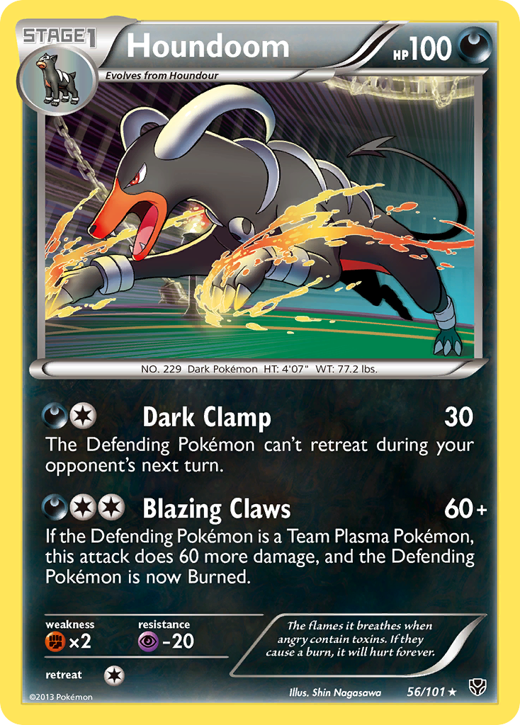 Houndoom (56/101) [Black & White: Plasma Blast] | Tables and Towers