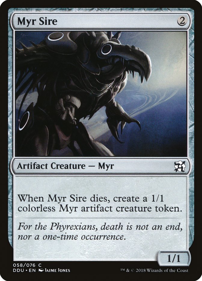 Myr Sire [Duel Decks: Elves vs. Inventors] | Tables and Towers