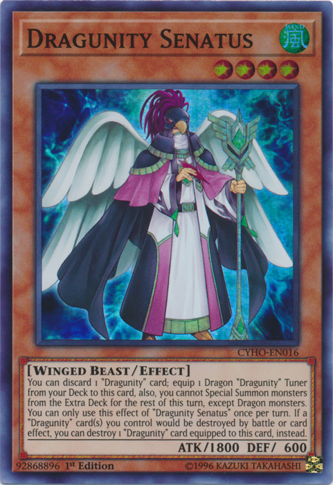 Dragunity Senatus [CYHO-EN016] Super Rare | Tables and Towers