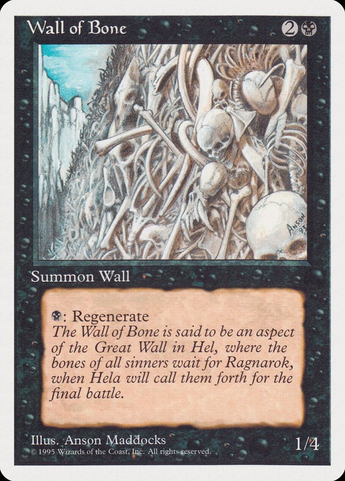 Wall of Bone [Rivals Quick Start Set] | Tables and Towers