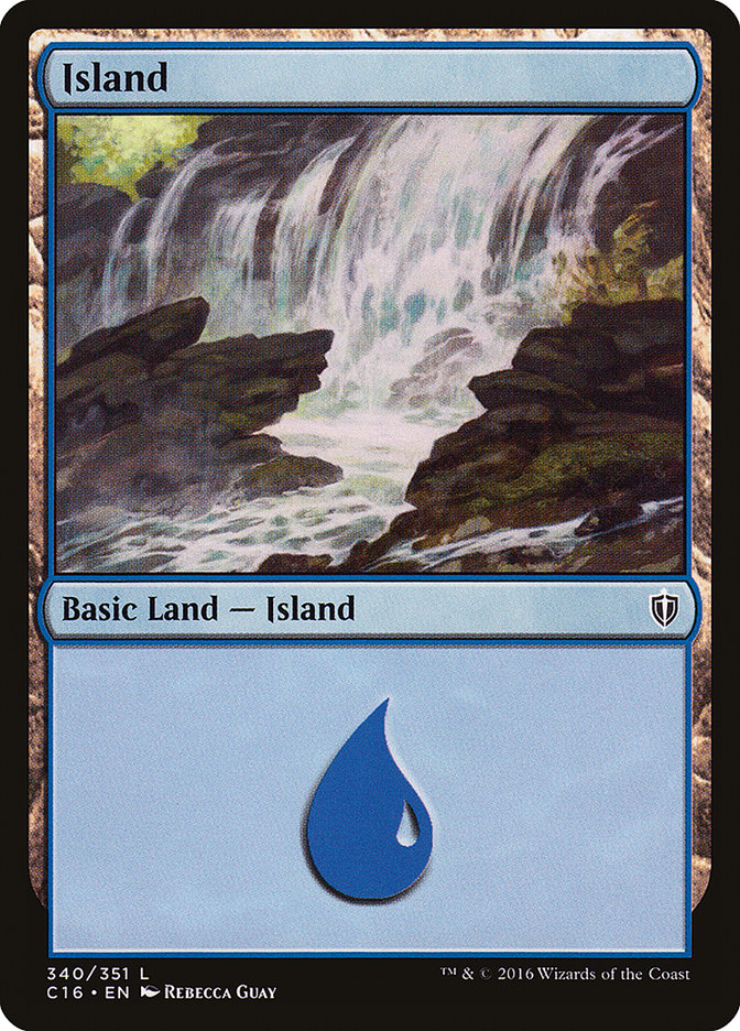 Island (340) [Commander 2016] | Tables and Towers