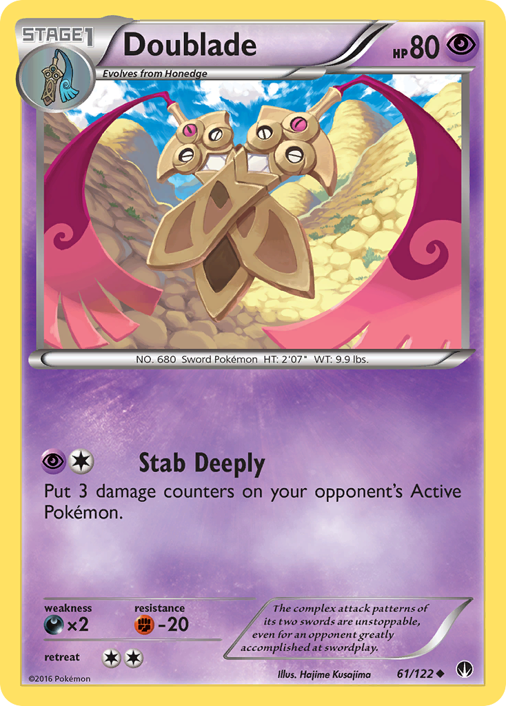 Doublade (61/122) [XY: BREAKpoint] | Tables and Towers