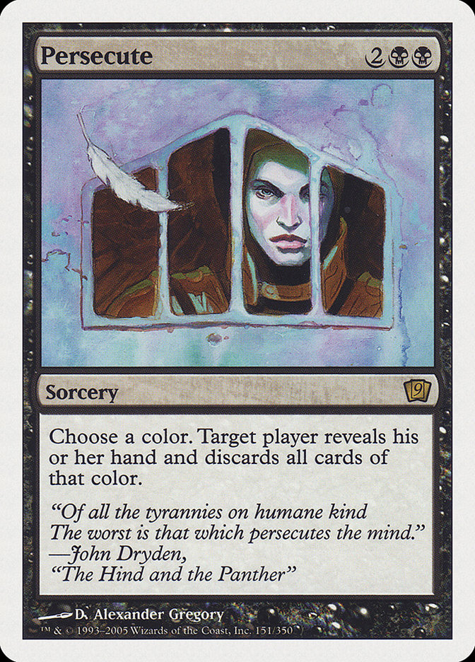 Persecute [Ninth Edition] | Tables and Towers