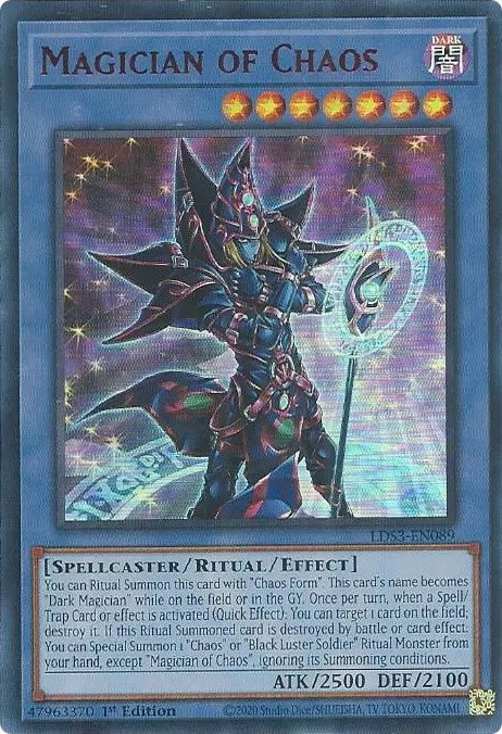 Magician of Chaos (Red) [LDS3-EN089] Ultra Rare | Tables and Towers